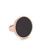 Black on Gold Ring